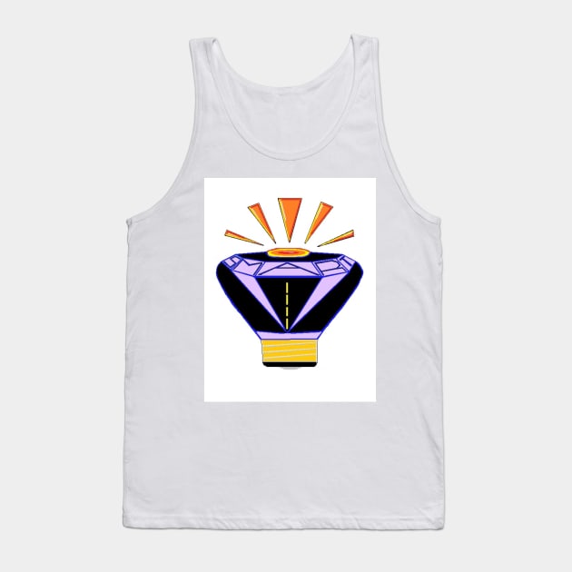 Smart diamond light bulb. Tank Top by Smartadventurists.org